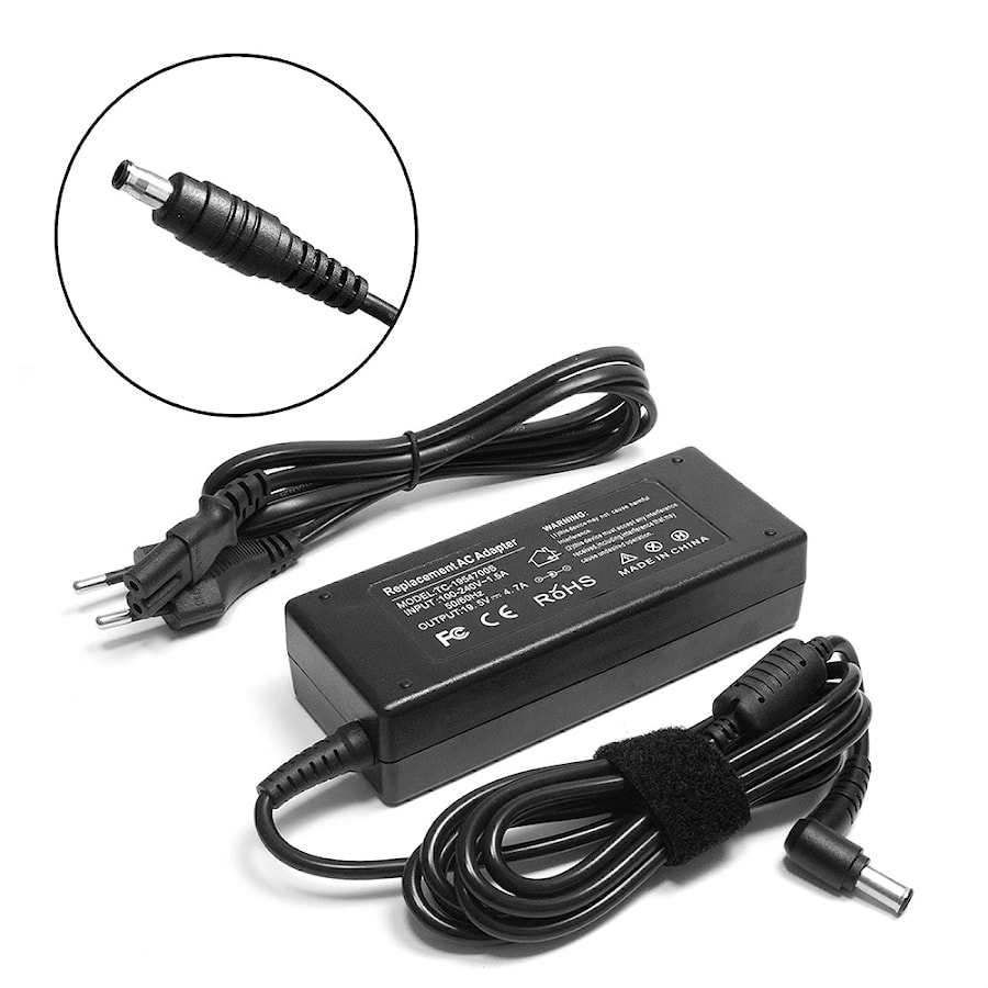 Блок питания (зарядное) для ноутбука Sony 19.5V 4.7A (6.0x4.4 mm) 90W Vaio VGN-SZ, VGN-FZ, CR, FS, FE, FJ, S3, S4, S5, Series. PN: GP-AC19V33, PCGA-AC