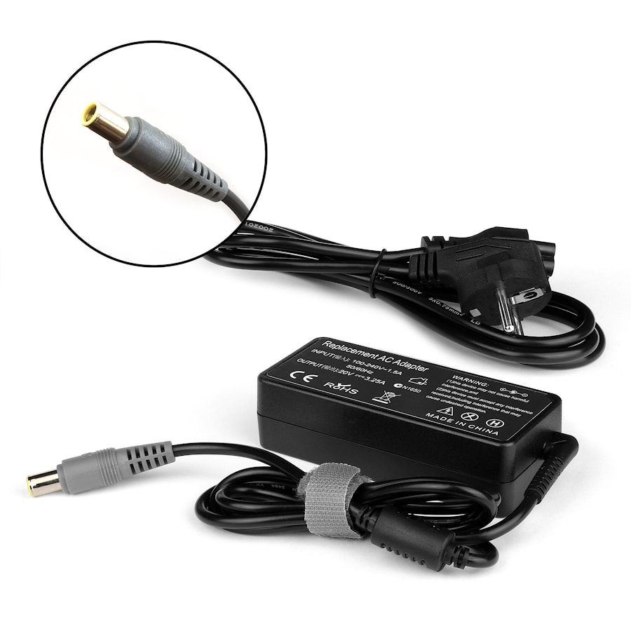 Блок питания (зарядное) для ноутбука Lenovo 20V 3.25A (7.9x5.5mm) 65W. Thinkpad T60, Z60, X60. PN: 92P1111