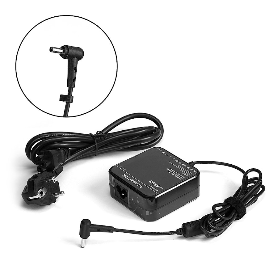 Блок питания (зарядное) для ноутбука Asus 19V 3.42A (4.5x0.6 mm) 65W UX21, UX31, UX32, EP121, B400V, PU401, P500CA, PU500 Series. PN: U90W-01, 90XB01