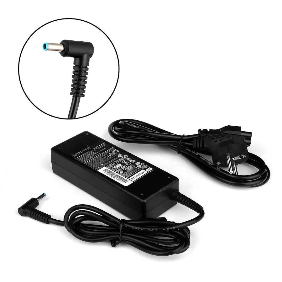 Блок питания (зарядное) для ноутбука HP 19.5V 4.62A (4.5x3.0mm с иглой) 90W Pavilion 15-e, 15-n Series. PN: 709986-001, 710413-001