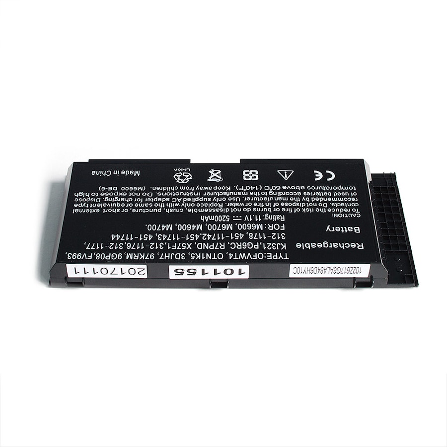 Аккумулятор для ноутбука (батарея) Dell Precision M4600, M4700, M6600, M6700 Series. 11.1V 4400mAh PN: 312-1178, FV993