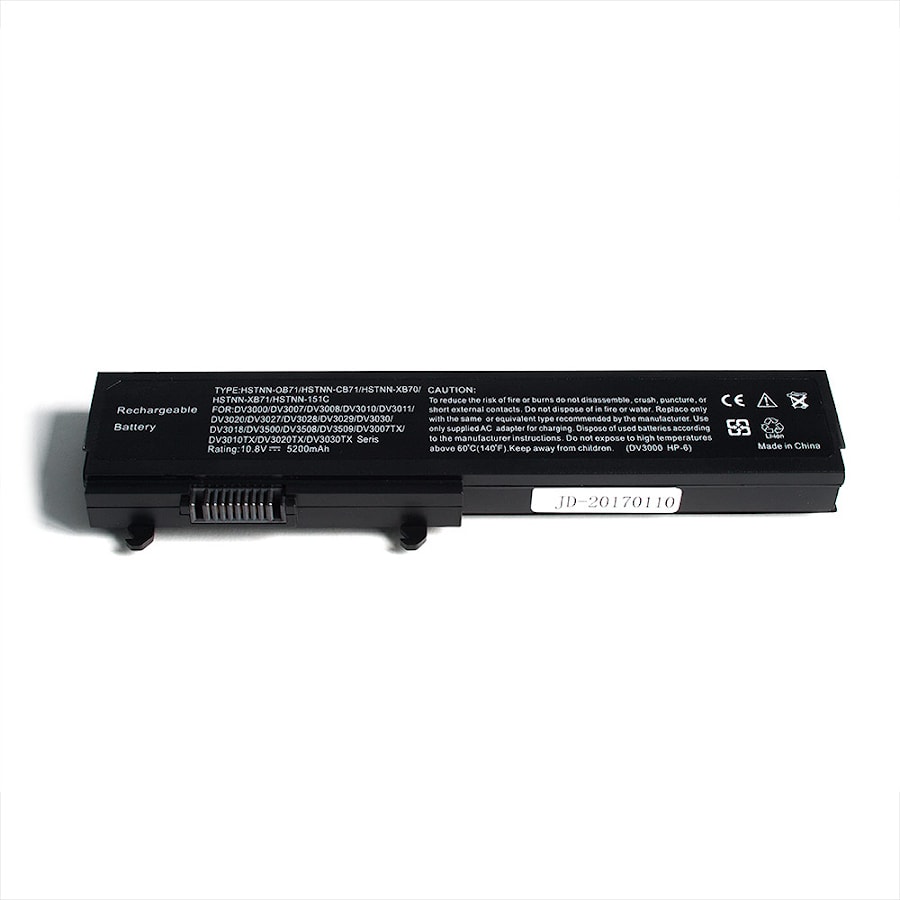 Аккумулятор для ноутбука (батарея) HP DV3000, DV3100, DV3500, DV3600, DV3700, DV3800 Series. 10.8V 5200mAh PN: 463305-341, HSTNN-CB71