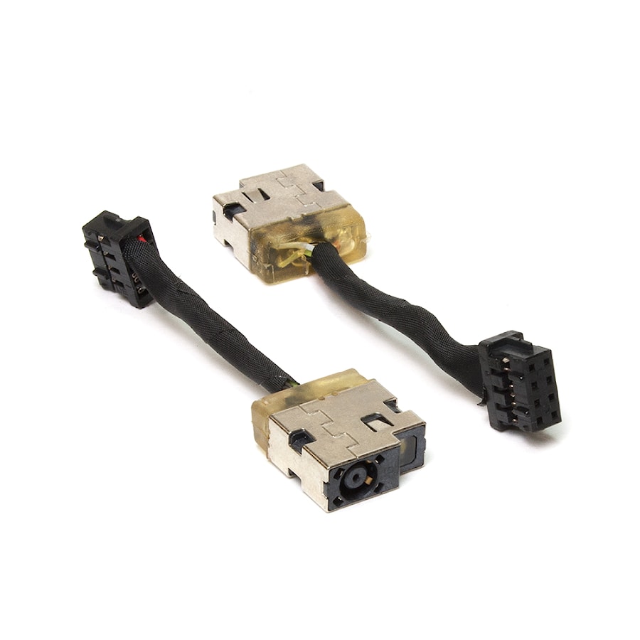 Разъем питания PJ630 для ноутбука HP Pavilion 15-F, 15-N, TouchSmart 10, 14-N Series. 4.5x3.0 mm с иглой. С кабелем 4 см. PN: 730932-FD1, 762507-001.