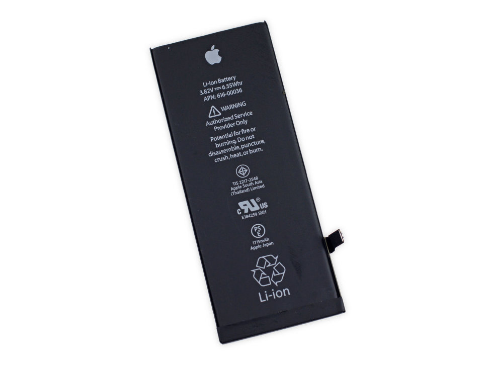 Аккумулятор Apple iPhone 6S, 3.8V, 6.52Wh  