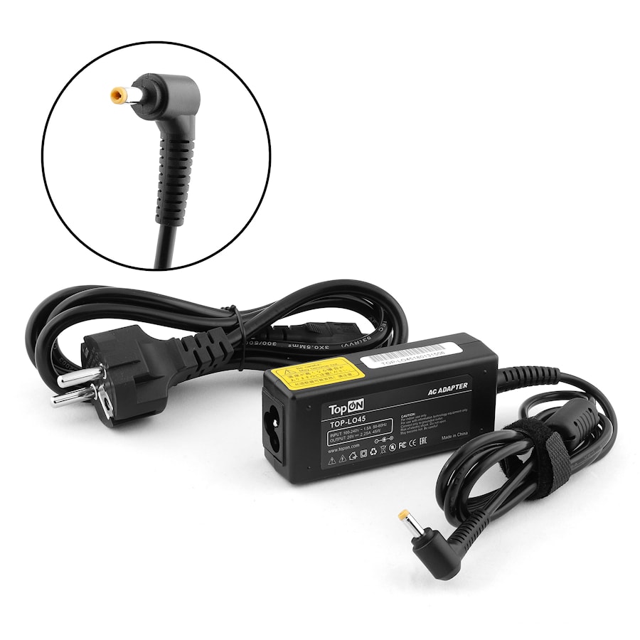 Блок питания (зарядное) для ноутбука Lenovo 20V 2.25A (4.0x1.7 mm) 45W. Yoga 310, 510, 710, IdeaPad 100, B50 Series. PN: PA-1450-55LR, ADLX45NDC3A.