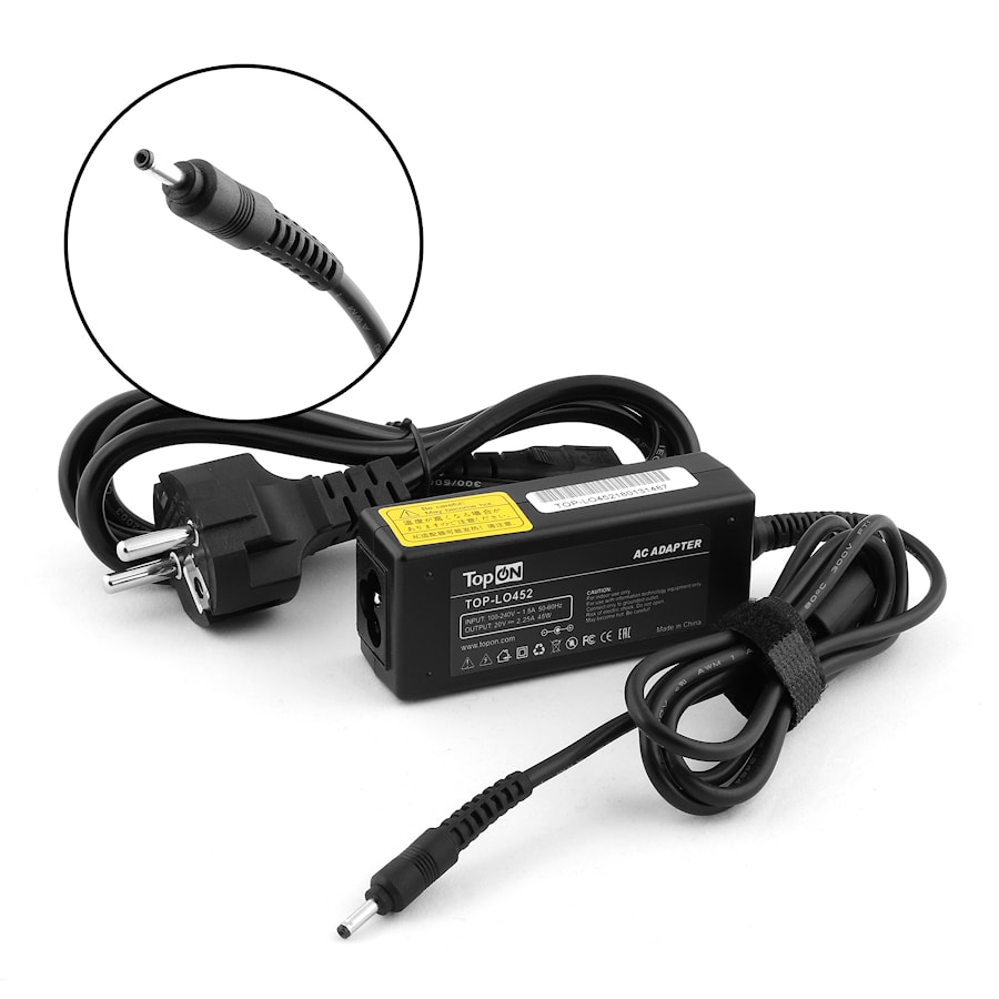 Блок питания (зарядное) для ноутбука Lenovo 20V 2.25A (3.0x1.1 mm) 45W. Chromebook N21 Series. PN: ADLX45DLC3A, ADLX45NCC3A.