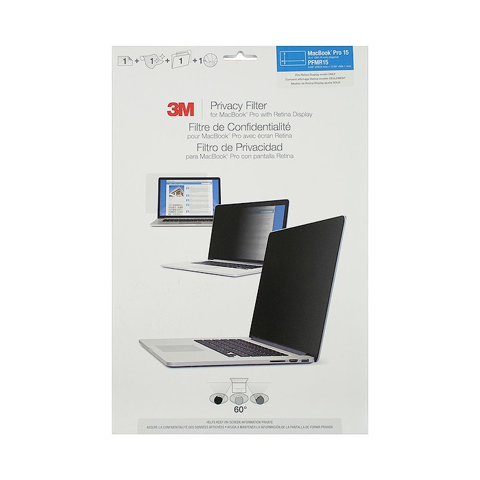 Экран (фильтр) защиты информации для MacBook Pro 15 (15.4" Retina, 230.6 мм x 353.1 мм)
