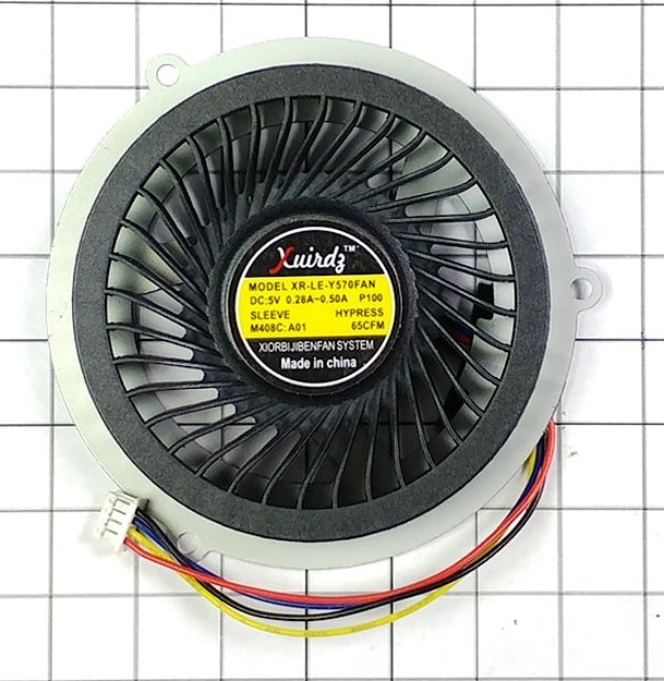 Вентилятор (кулер) для ноутбука Lenovo IdeaPad Y470, Y471, Y570