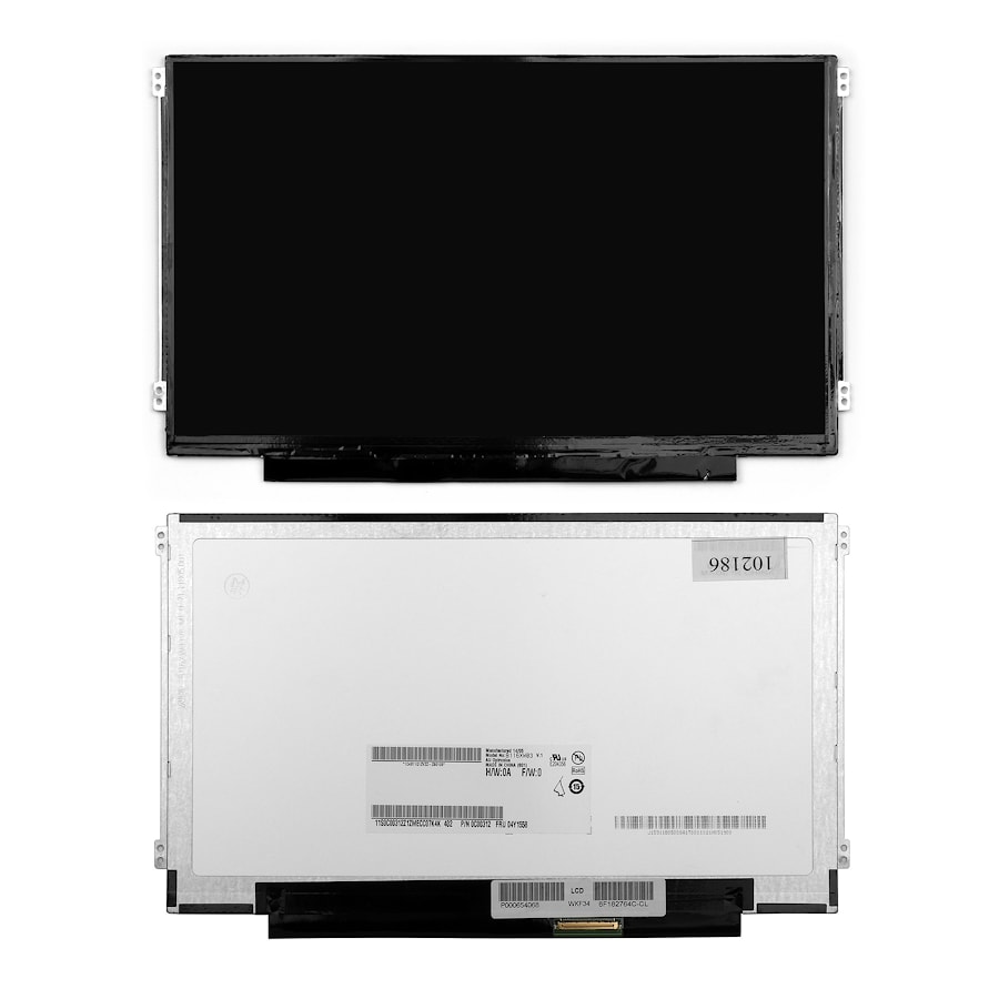 Матрица для ноутбука 11.6" 1366x768 WXGA, 40 pin LVDS, Slim, LED, TN, крепления слева/справа (уши), матовая. PN: N116BGE-L42.