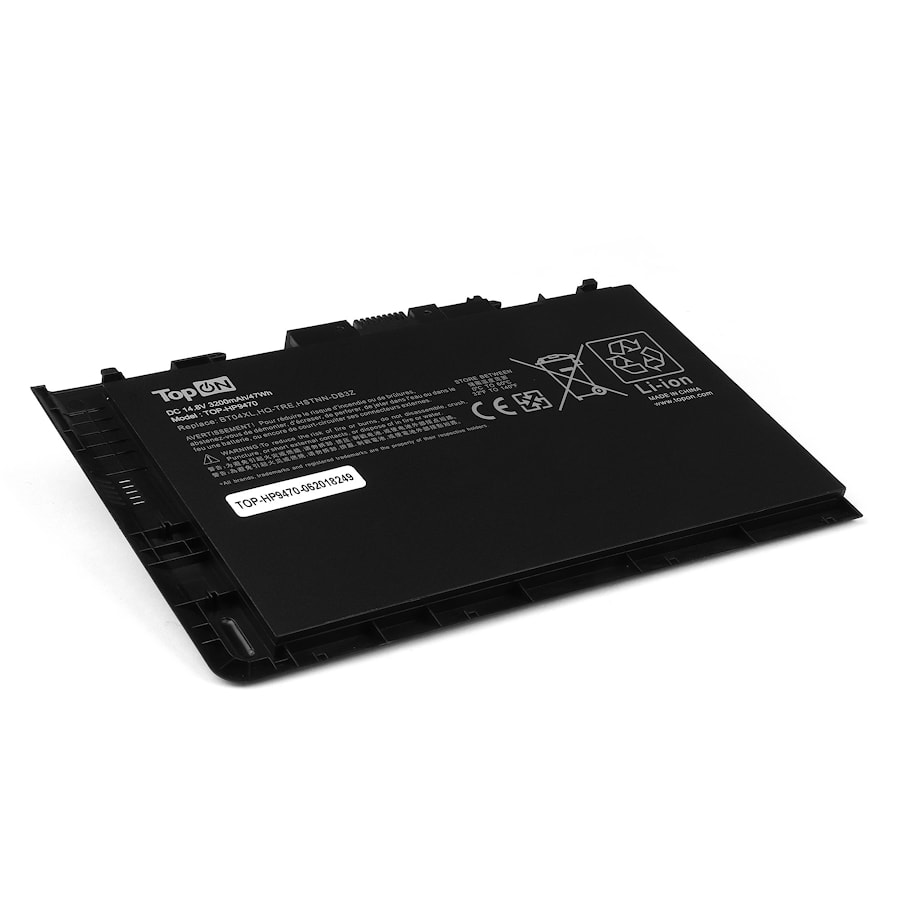 Аккумулятор для ноутбука (батарея) HP EliteBook Folio 9470m, 9480m Ultrabook Series. 14.8V 3200mAh 47Wh. PN: BA06XL, BT04, BT06XL.