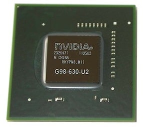 Видеочип nVidia GeForce 9600M GT, G96-630-U2