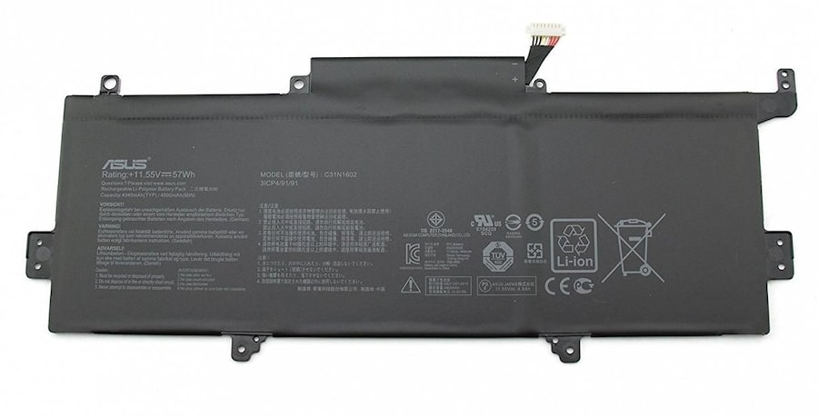 Аккумулятор для Asus UX330UA, (C31N1602), 57Wh, 11.55V