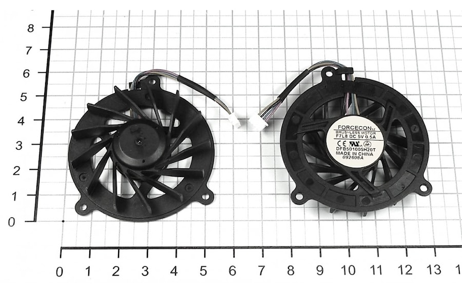 Вентилятор (кулер) для ноутбука Asus A8, F3J, F7, F8, F9, Z53, Z99, X80, X81, 4pin