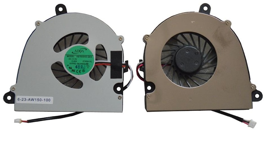 Вентилятор (кулер) для ноутбука Clevo W110, W150, W170, 3 pins