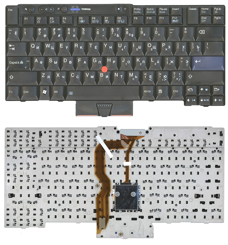 Клавиатура для ноутбука Lenovo IBM ThinkPad T410, T420, T510, T520, X220, W520 черная