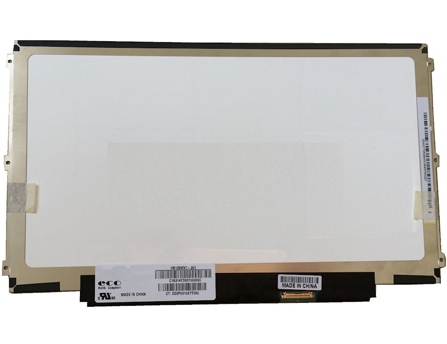 Матрица для ноутбука 12.5", 1920x1080, LED, 30 pins, SLIM, уши по бокам, Матовая, P/N: NV125FHM-N62, B125HAN02.0 для Dell 01G17W