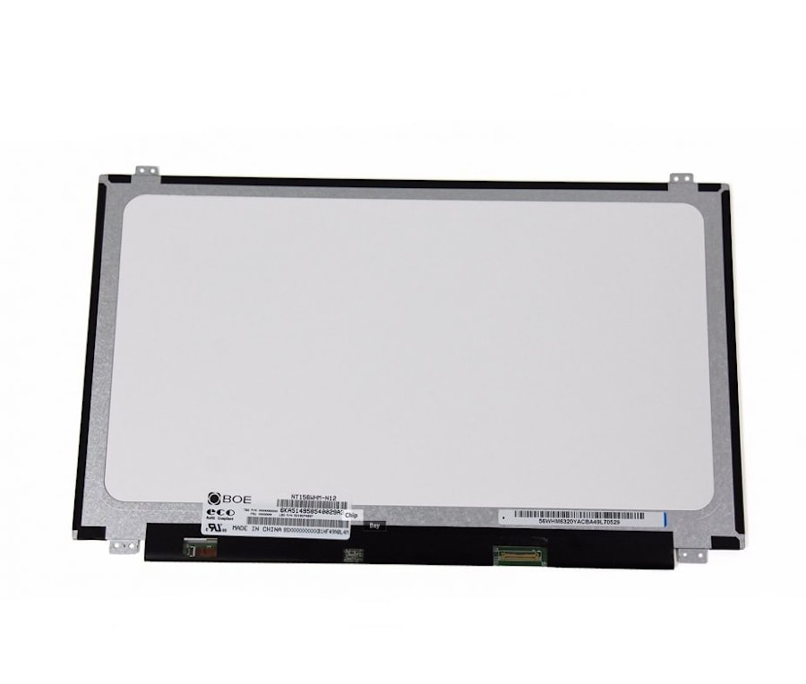 Матрица для ноутбука 15.6", 1366x768, LED, 30 pins, SLIM, уши вверх/вниз, Глянцевая, P/N: NT156WHM-N32, N156BGA-EB2