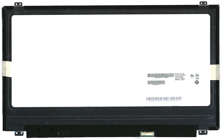 Матрица для ноутбука 15.6", 1920x1080, LED, 30 pins, SLIM, уши вверх/вниз, Матовая, IPS, P/N: B156HAN02.1 (350.66×216.15×3.2 mm)
