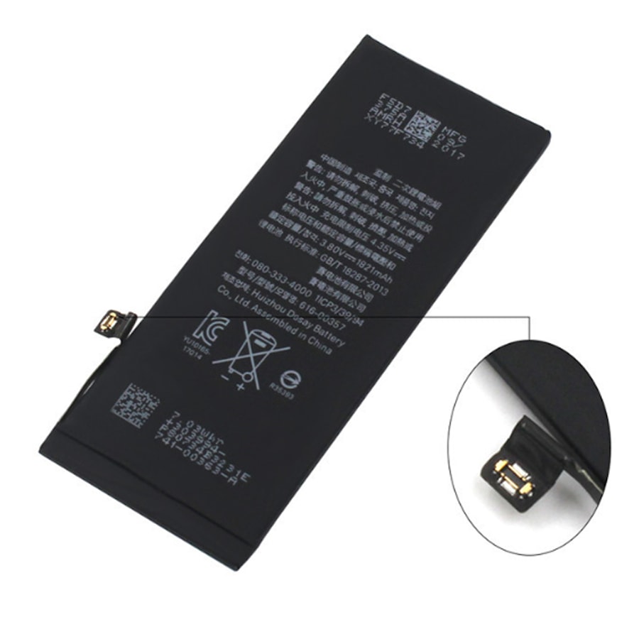Аккумулятор для Apple iPhone 8 plus, 3.82V, 10.28Wh