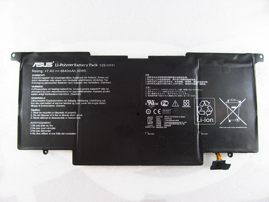 Аккумулятор для Asus UX31, UX31A, UX31E, (C22-UX31), 50Wh, 6840mAh, 7.4V