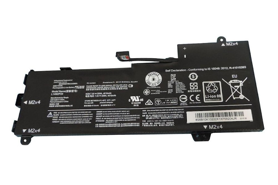 Аккумулятор для Lenovo IdeaPad E31-70, E31-80, U31-70, 100-14, (L14S2P22, L14M2P23, L14M2P24), 30Wh, 4050mAh, 7.4V