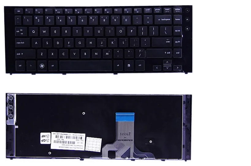 Клавиатура для ноутбука HP Probook 5320 черная, с рамкой