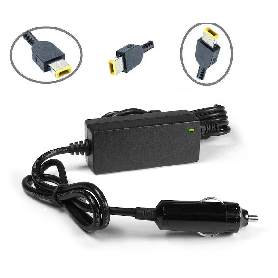 АВТО Блок питания (зарядное) Lenovo 20V, 3.25A, square interface USB, 65W