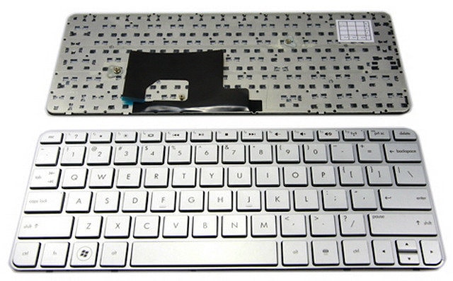 Клавиатура для ноутбука HP Mini 210-1000 белая, с рамкой