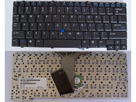 Клавиатура для ноутбука HP nc4200 nc4400 tc4200 tc4400, черная, с трекпоинтом