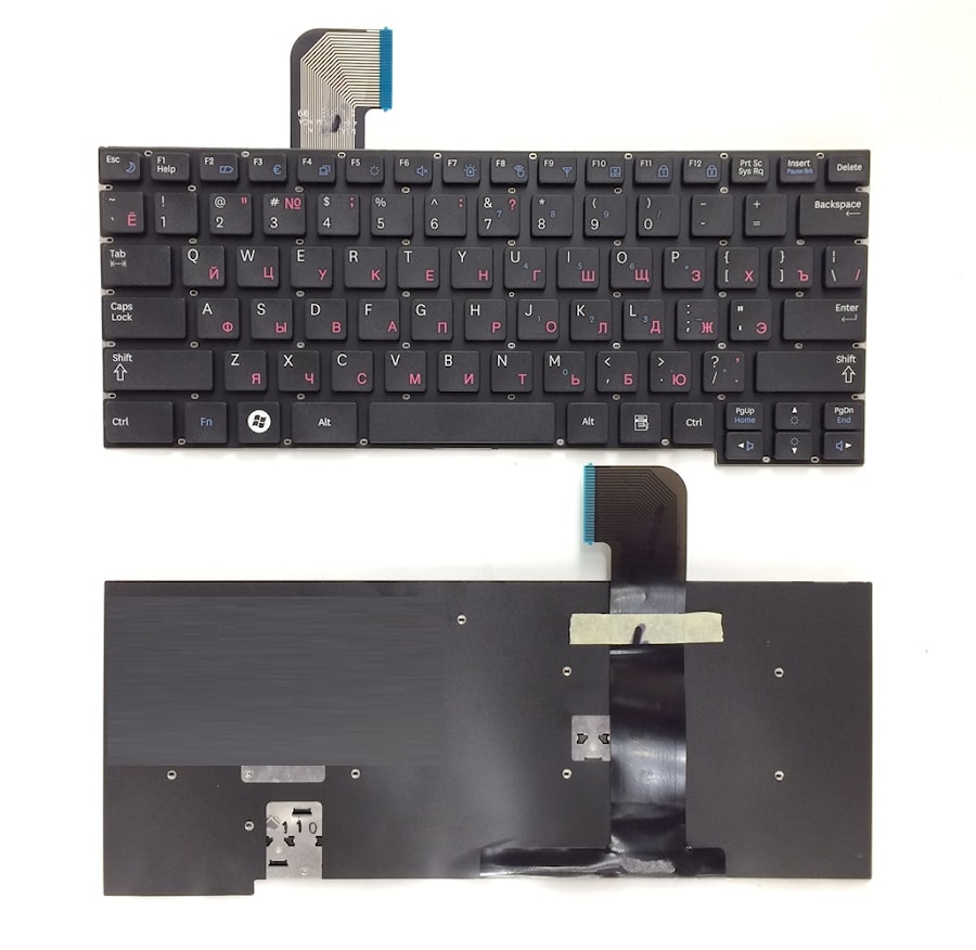 Клавиатура для ноутбука Samsung ноутбука X123, X128, X130, X180, NF210, NF310