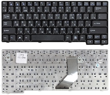 Клавиатура для ноутбука LG E200 E300 Черная