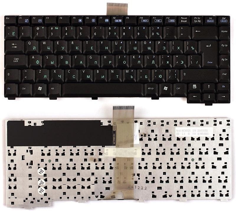 Клавиатура для ноутбука Asus M6000 M6N черная