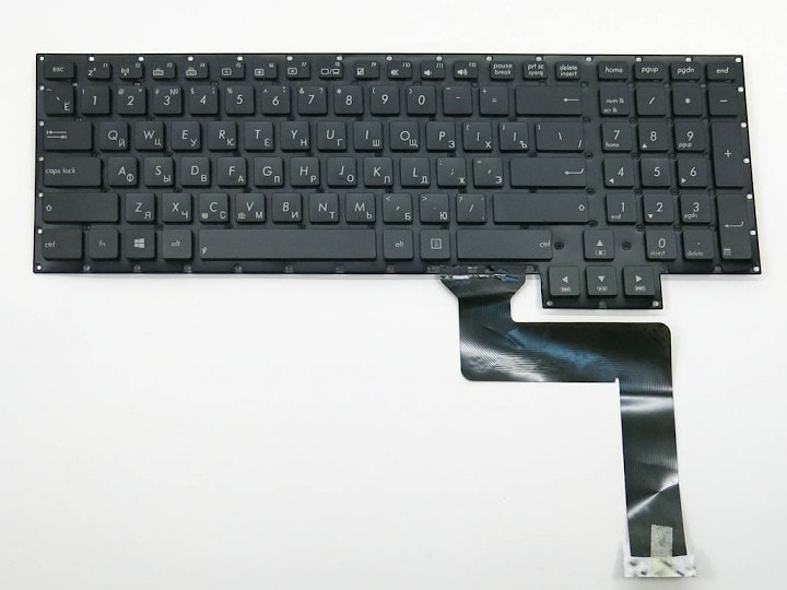 Клавиатура для ноутбука Asus G750 G750J G750JH G750JM G750JS G750JW G750JX G750JY G750JZ без рамки, подсветка не входит