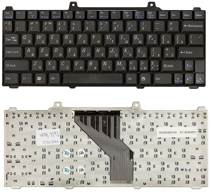 Клавиатура для ноутбука Dell Inspiron 700M 710M черная