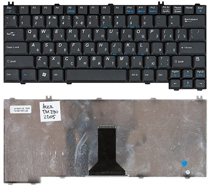 Клавиатура для ноутбука Acer TravelMate 290 3950 4050 Aspire 2000 2010 2020 Extensa