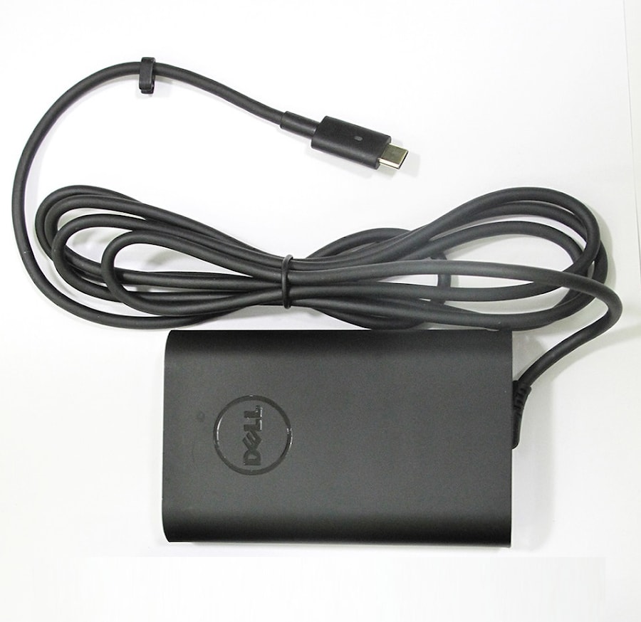 Блок питания (зарядное) Dell Type-C разъем, 65W (20V, 3.25A) без сетевого кабеля, ORG (4 generation type)