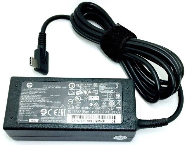 Блок питания (зарядное) HP Type-C, 45W (20V, 2.25A) без сетевого кабеля, ORG