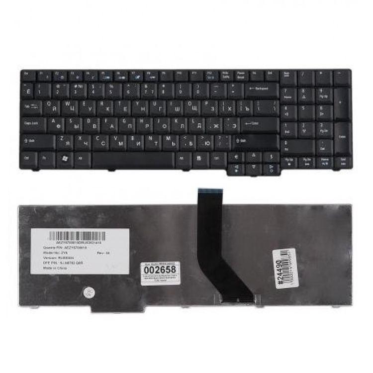 Клавиатура Acer Aspire 8920, 8930, 8920G, 8930G, 6930, 6930G, 7730Z черная  