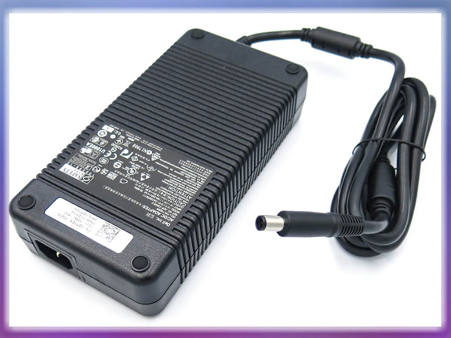 Блок питания (зарядное) Dell 19.5V, 16.9A, 7.4x5.0мм с иглой, 330W, без сетевого кабеля, ORG