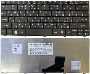 Клавиатура Acer Aspire One 532H, D260, NAV50 черная