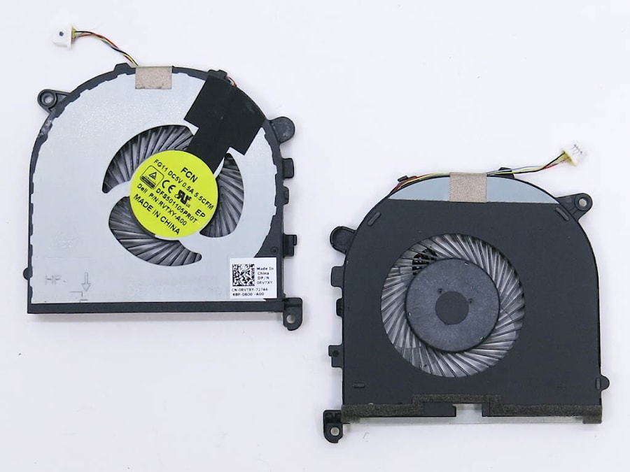 Вентилятор (кулер) для ноутбука Dell XPS 15 9550, Precision 15 5510, CPU