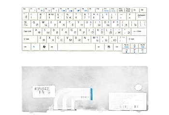 Клавиатура Acer Aspire One A110, A150, D250, ZG5 белая