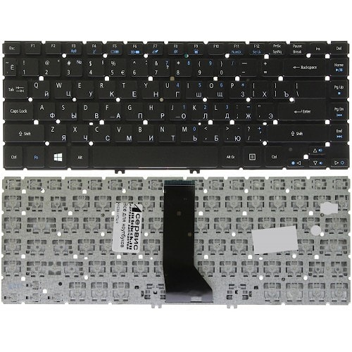 Клавиатура для ноутбука Acer Aspire R7-571, R7-571G, R7-572, R7-572G черная