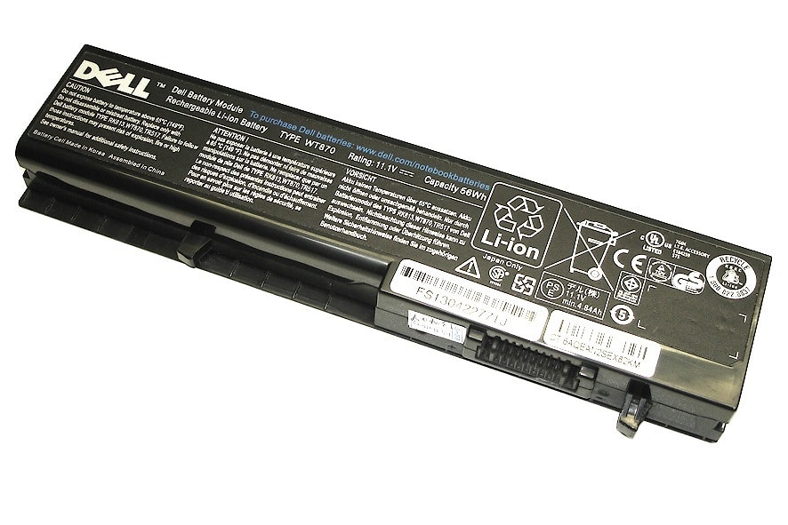 Аккумулятор RK813 для ноутбука Dell Studio 1435 11.1V 4400mAh черный, 11.1V