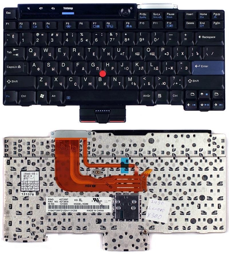 42T3600 NEW for  IBM Lenovo ThinkPad X300 X301 keyboard 