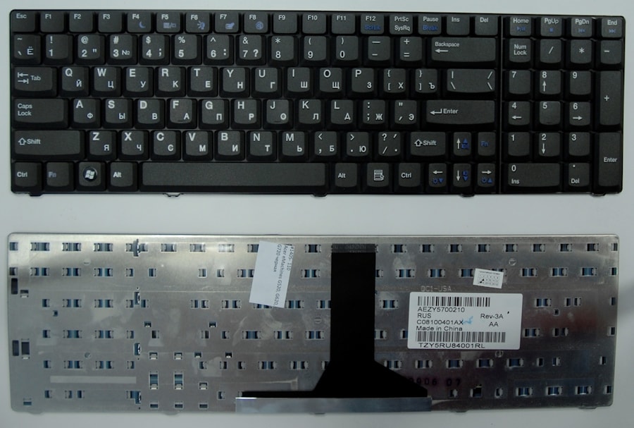 Клавиатура для ноутбука Acer eMachines G520, G620, G720 черная