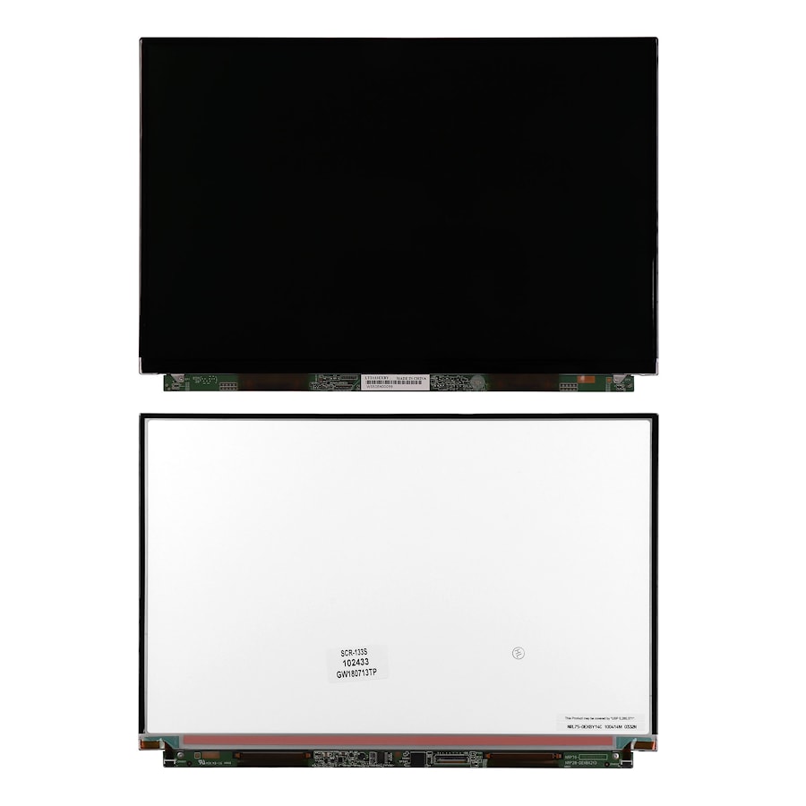 Матрица для ноутбука 13.3" 1280x800 WXGA, 35 pin LVDS, Slim, LED, TN, без крепления, глянцевая. PN: LTD133EXBY.