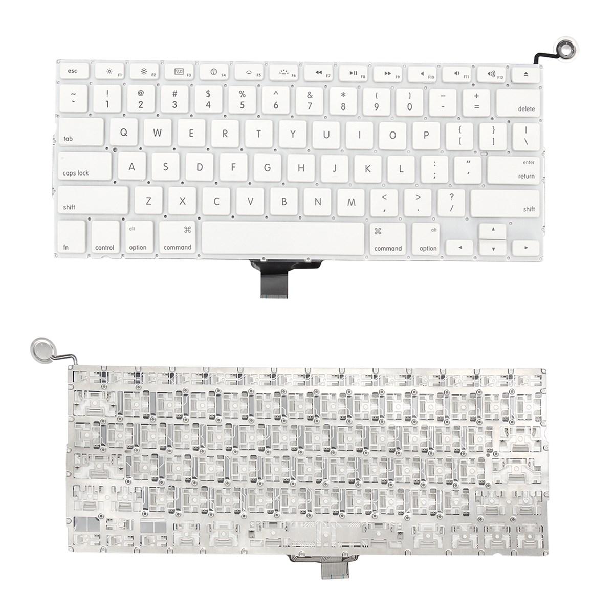 Клавиатура Apple MacBook A1342 белая, большой Enter, 2009-2010 год  
