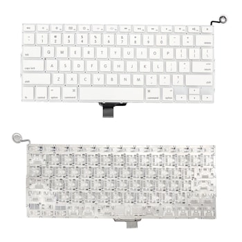 Клавиатура Apple MacBook A1342 белая, большой Enter, 2009-2010 год