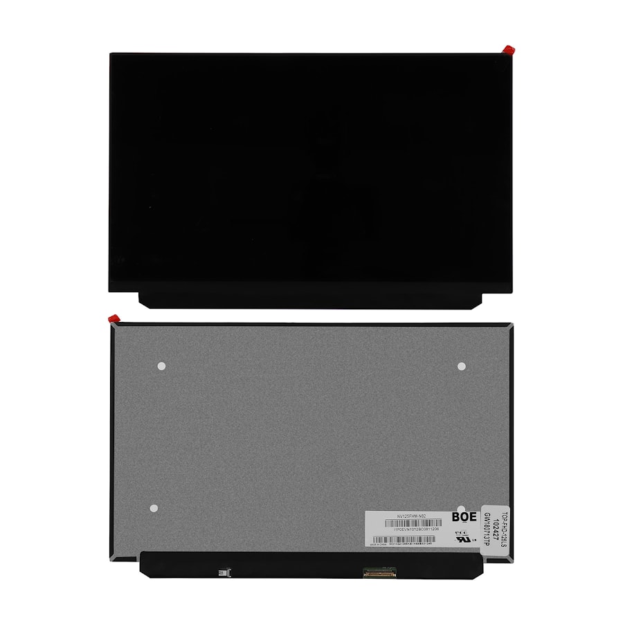 Матрица для ноутбука 12.5" 1920x1080 WUXGA, 30 pin eDP, Slim, LED, ADS, без крепления, матовая. PN: NV125FHM-N82